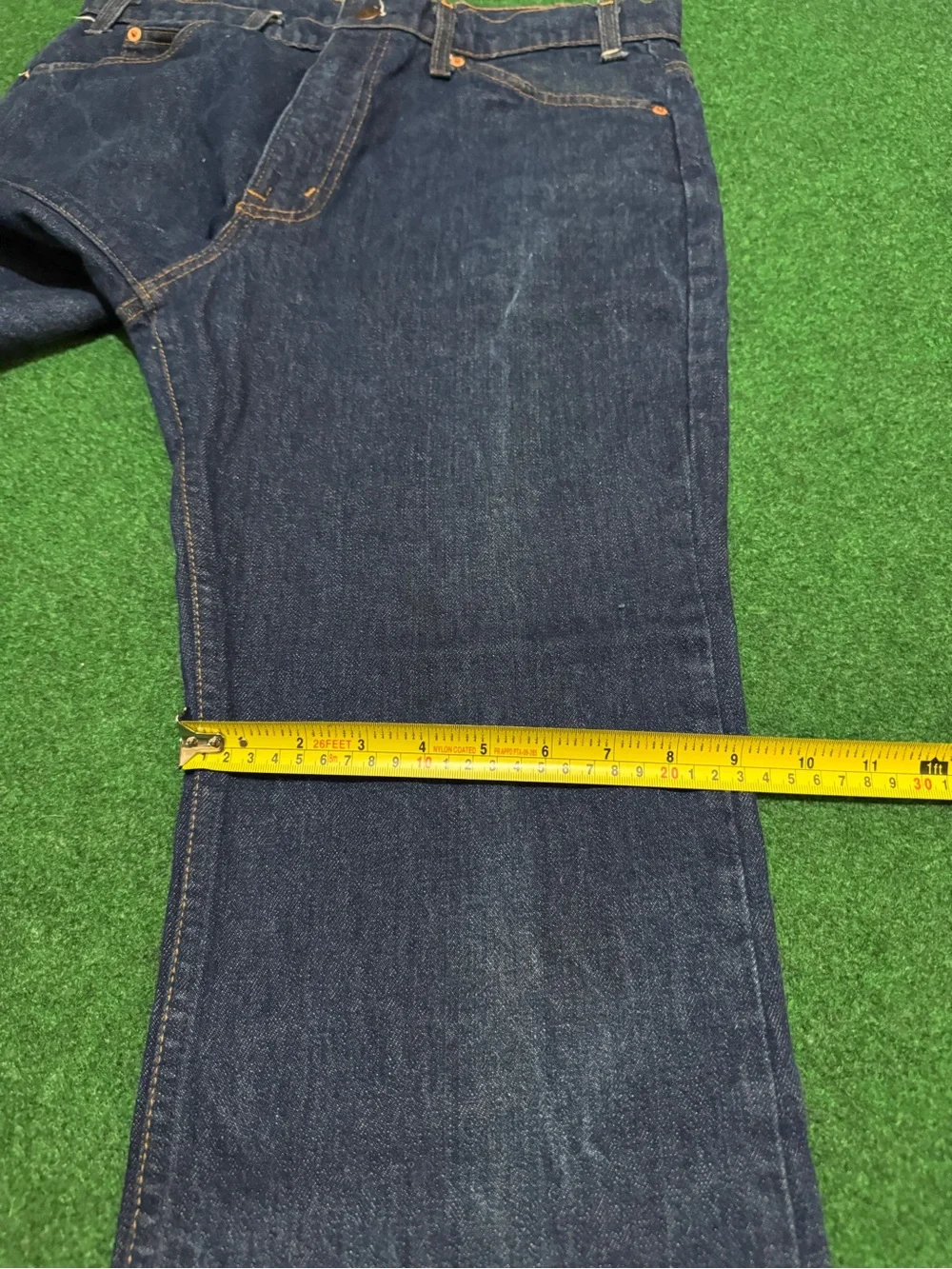 Vintage 70s Levi’s Denim Jeans, Bootcut Pants Made in USA 20517 0217 (34x28)